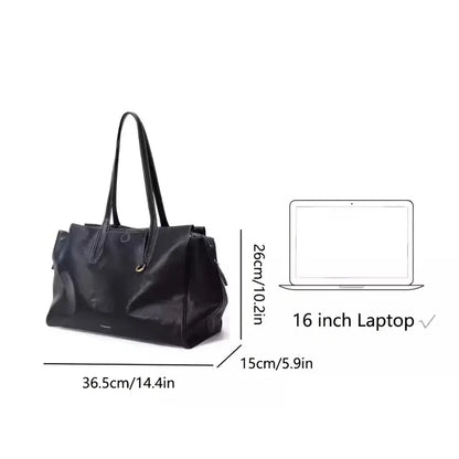 Leather Tote Bag for Women Ava